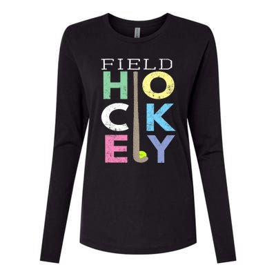 Girl Love Field Hockey Fun Birthday Gift product Womens Cotton Relaxed Long Sleeve T-Shirt