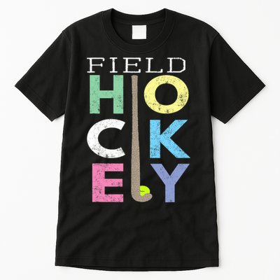 Girl Love Field Hockey Fun Birthday Gift product Tall T-Shirt