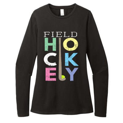 Girl Love Field Hockey Fun Birthday Gift product Womens CVC Long Sleeve Shirt