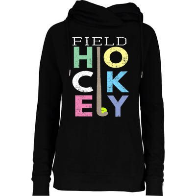 Girl Love Field Hockey Fun Birthday Gift product Womens Funnel Neck Pullover Hood