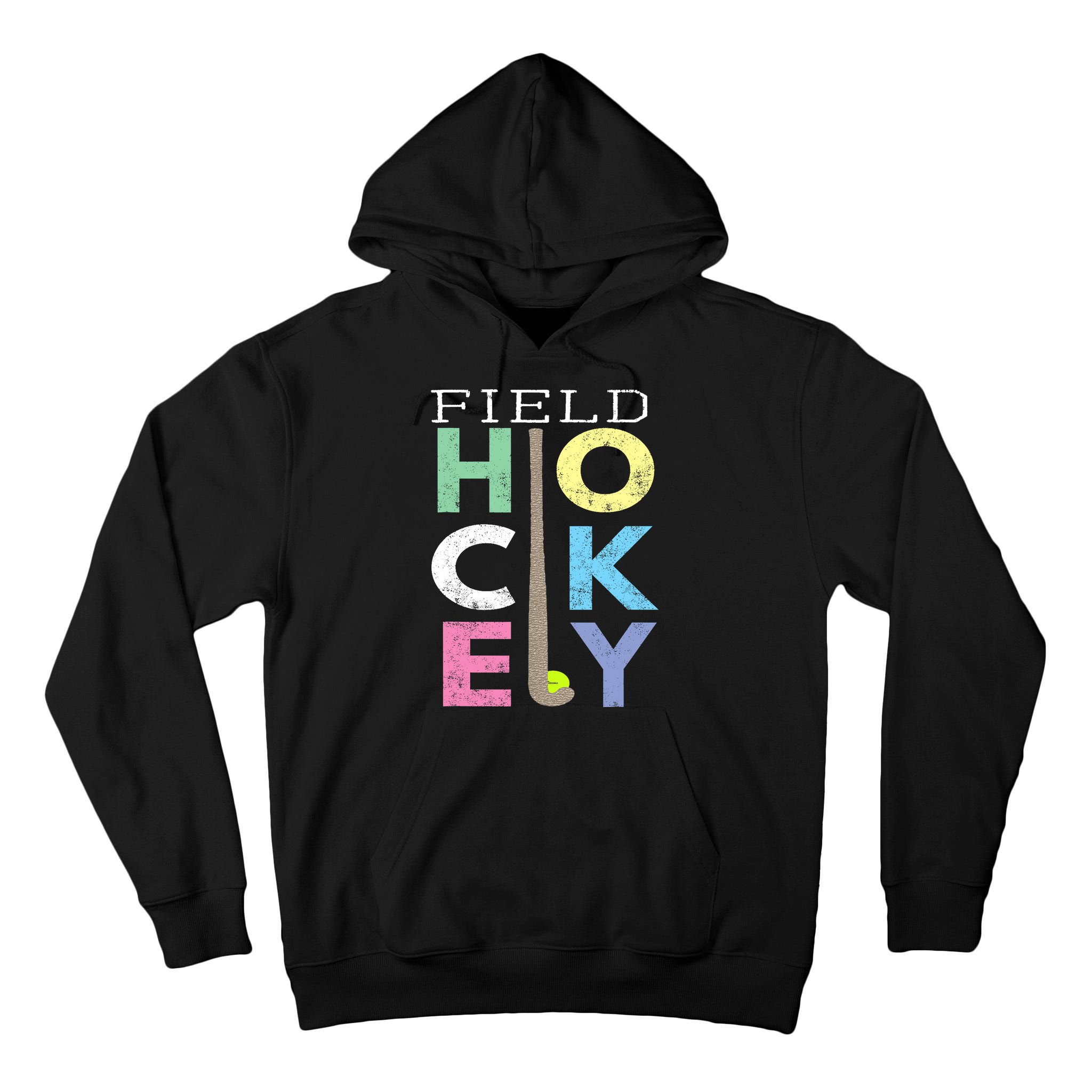 Girl Love Field Hockey Fun Birthday Gift product Tall Hoodie