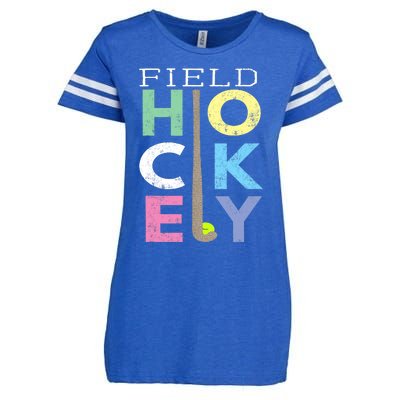 Girl Love Field Hockey Fun Birthday Gift product Enza Ladies Jersey Football T-Shirt