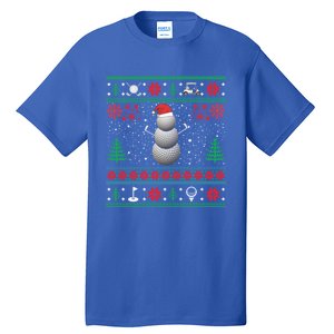 Golf Lover Funny Golf Ugly Christmas Sweaters Gift Tall T-Shirt