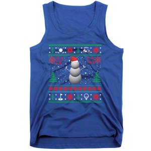 Golf Lover Funny Golf Ugly Christmas Sweaters Gift Tank Top