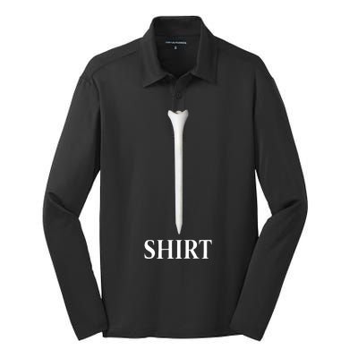 Golf Lover Funny Gift Silk Touch Performance Long Sleeve Polo