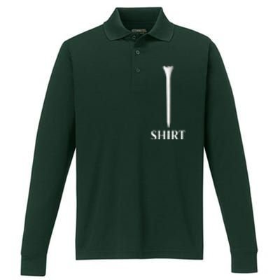 Golf Lover Funny Gift Performance Long Sleeve Polo