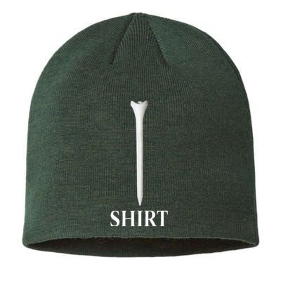 Golf Lover Funny Gift Sustainable Beanie