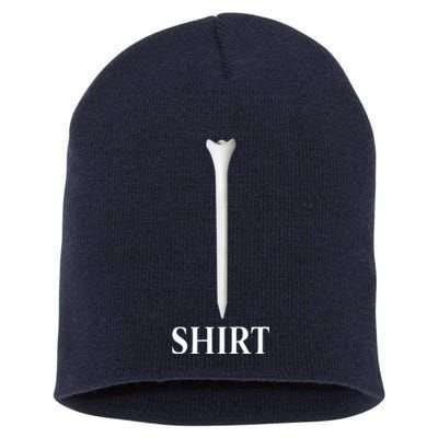 Golf Lover Funny Gift Short Acrylic Beanie