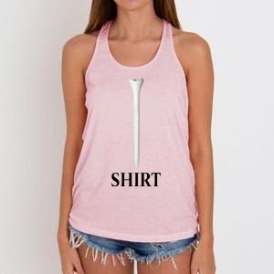 Golf Lover Funny Gift Women's Knotted Racerback Tank