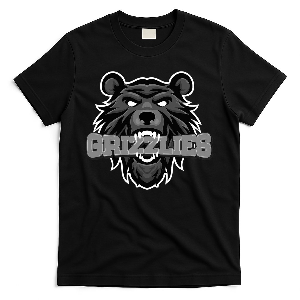 Grizzlies Lovers Fan Animal Wildlife Team Supporter Sports T-Shirt