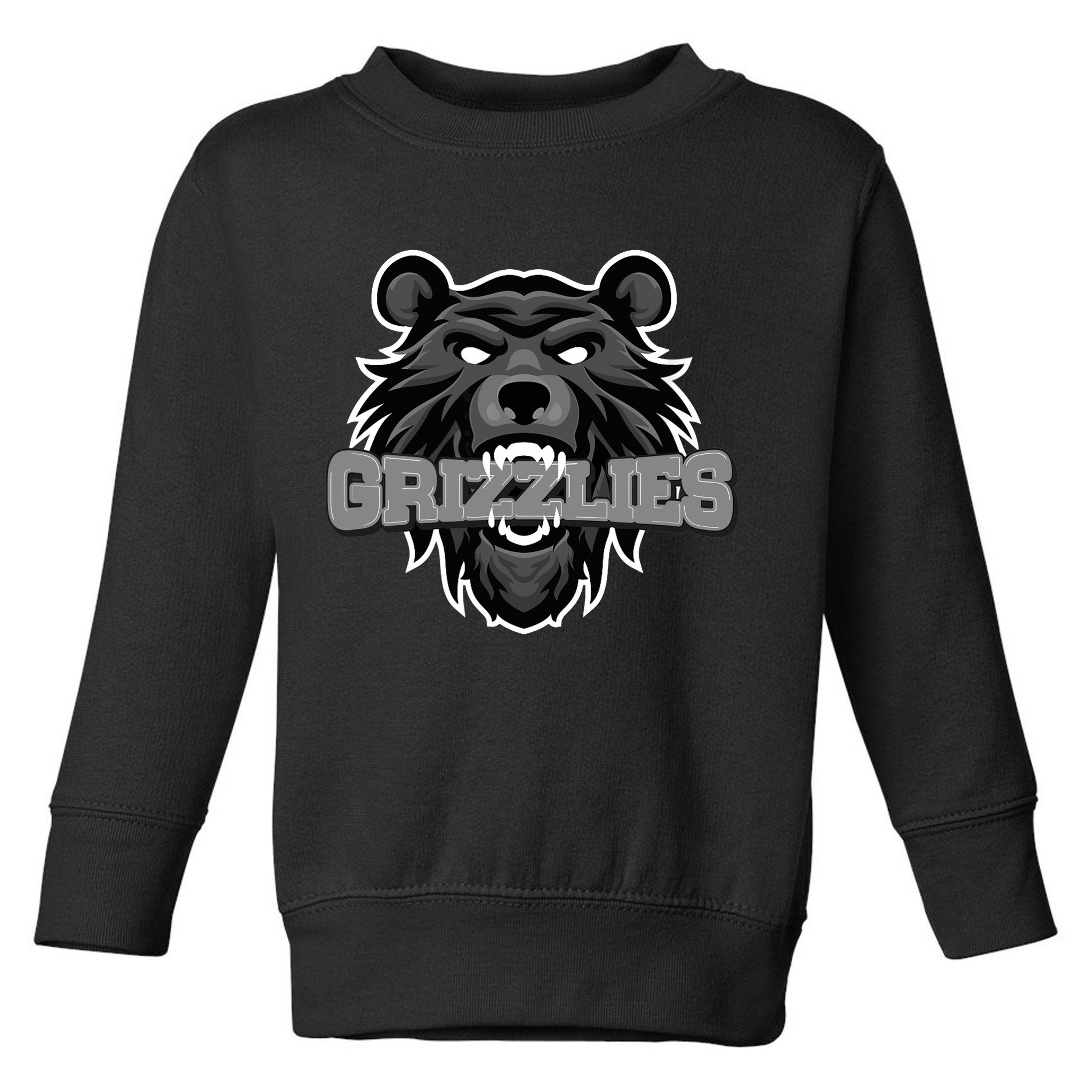 Grizzlies Lovers Fan Animal Wildlife Team Supporter Sports Toddler Sweatshirt