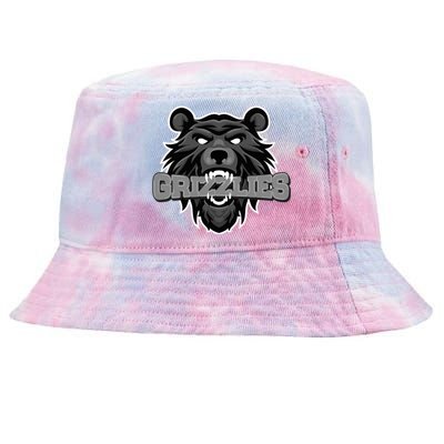 Grizzlies Lovers Fan Animal Wildlife Team Supporter Sports Tie-Dyed Bucket Hat