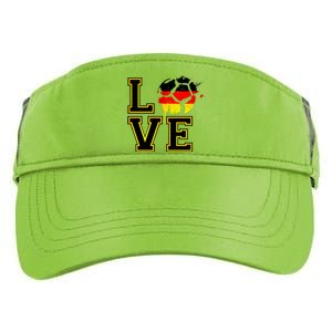 Germany Love Futbol Adult Drive Performance Visor