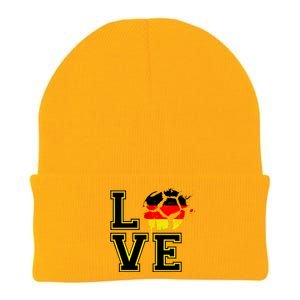 Germany Love Futbol Knit Cap Winter Beanie