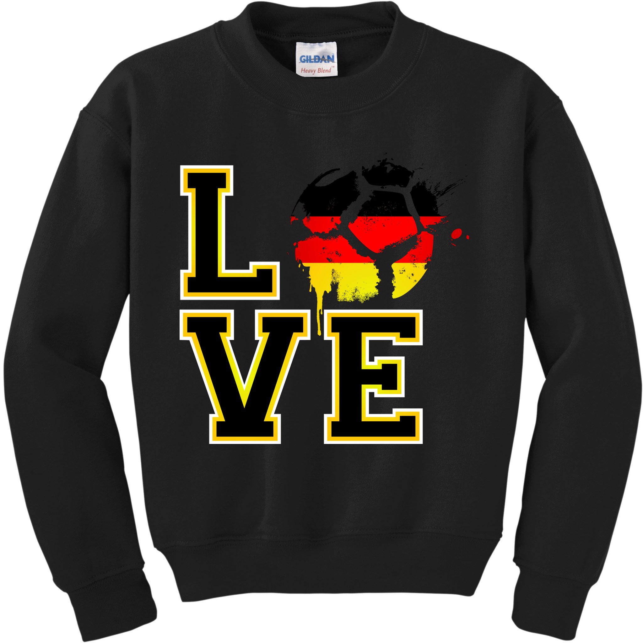 Germany Love Futbol Kids Sweatshirt