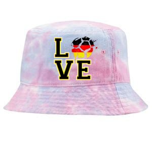 Germany Love Futbol Tie-Dyed Bucket Hat