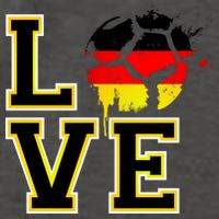 Germany Love Futbol Vector Backpack