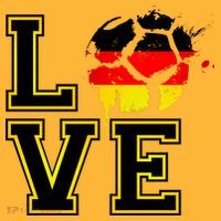 Germany Love Futbol Tall T-Shirt
