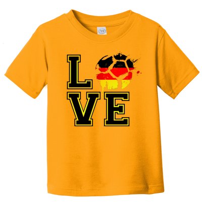 Germany Love Futbol Toddler T-Shirt