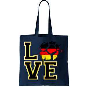 Germany Love Futbol Tote Bag