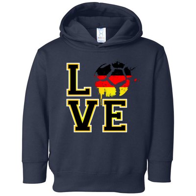 Germany Love Futbol Toddler Hoodie