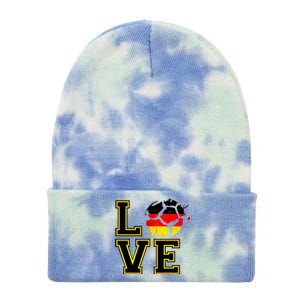 Germany Love Futbol Tie Dye 12in Knit Beanie