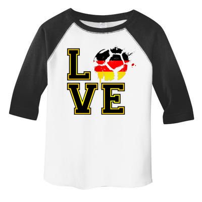 Germany Love Futbol Toddler Fine Jersey T-Shirt