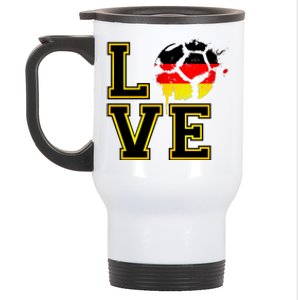 Germany Love Futbol Stainless Steel Travel Mug