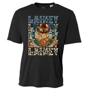 Girl Lainey First Name Personalized Western Cowgirl Cooling Performance Crew T-Shirt