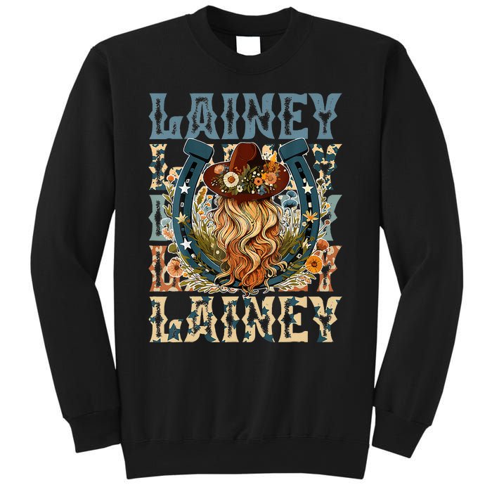 Girl Lainey First Name Personalized Western Cowgirl Sweatshirt