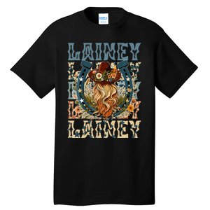 Girl Lainey First Name Personalized Western Cowgirl Tall T-Shirt