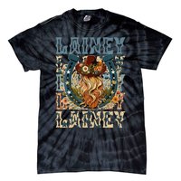 Girl Lainey First Name Personalized Western Cowgirl Tie-Dye T-Shirt