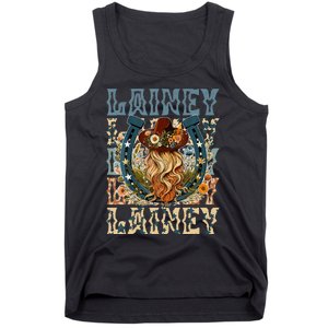 Girl Lainey First Name Personalized Western Cowgirl Tank Top