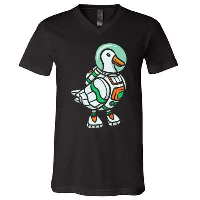 Goose Lover Future Astronaut Space Aerospace V-Neck T-Shirt