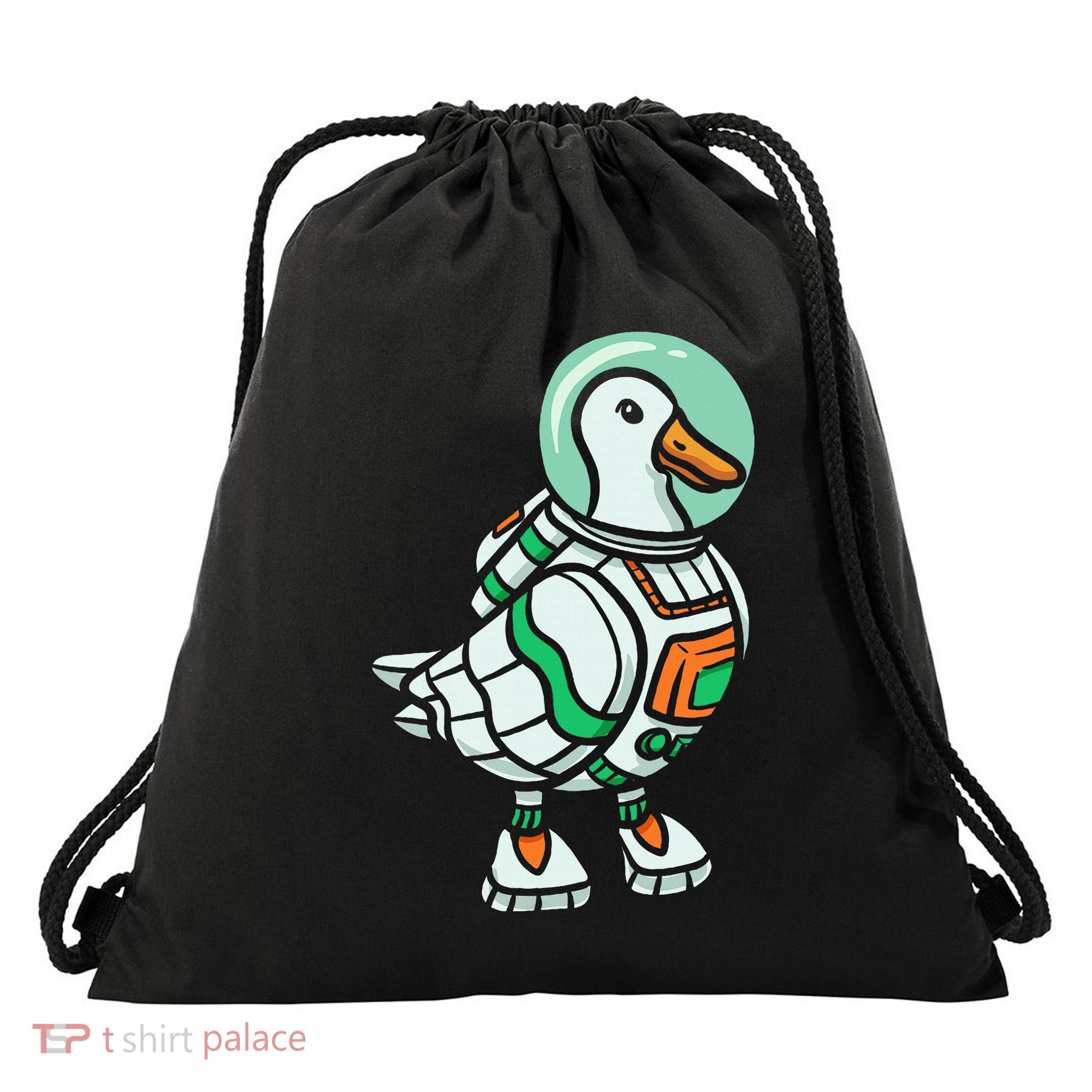 Goose Lover Future Astronaut Space Aerospace Drawstring Bag