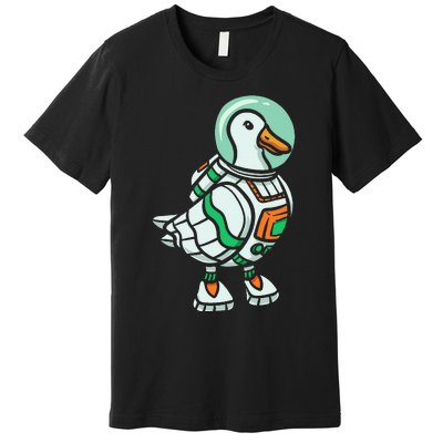 Goose Lover Future Astronaut Space Aerospace Premium T-Shirt