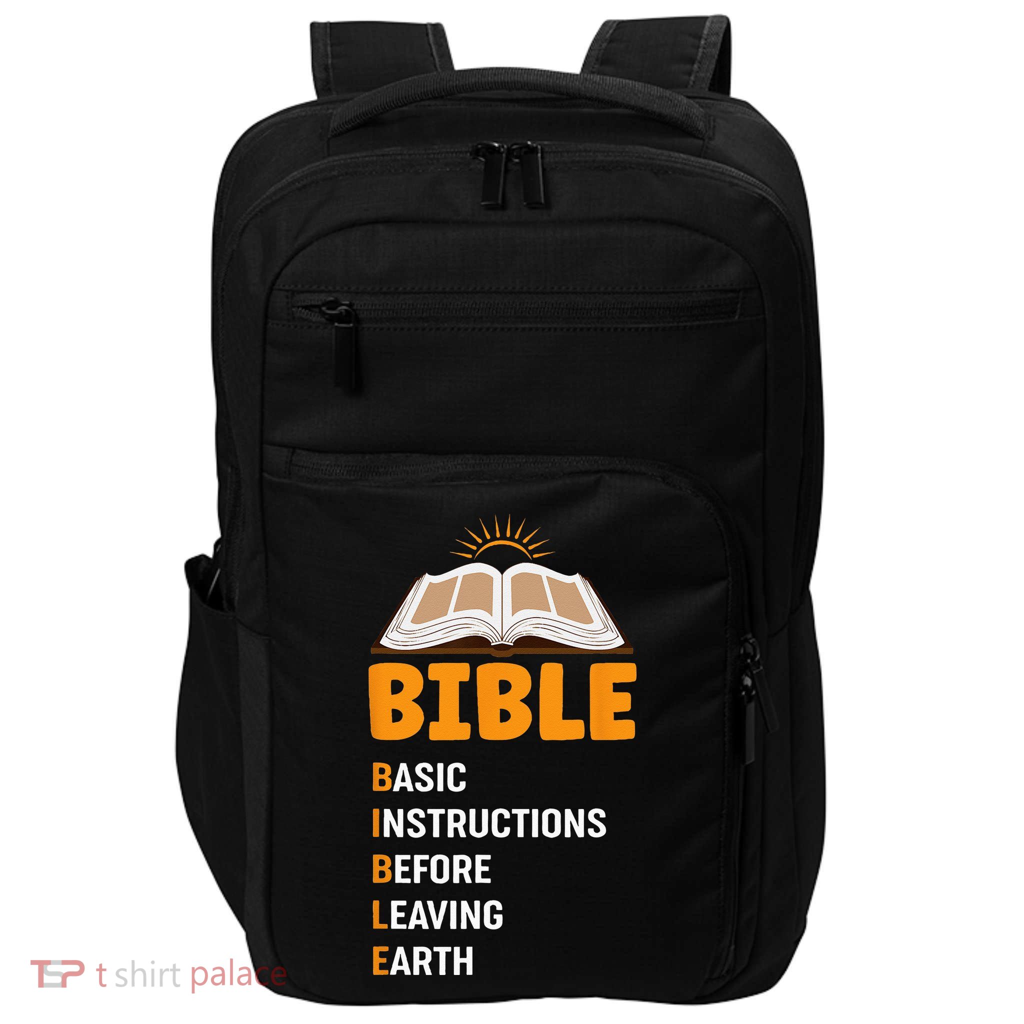 God Loving Funny Religious Bible Impact Tech Backpack