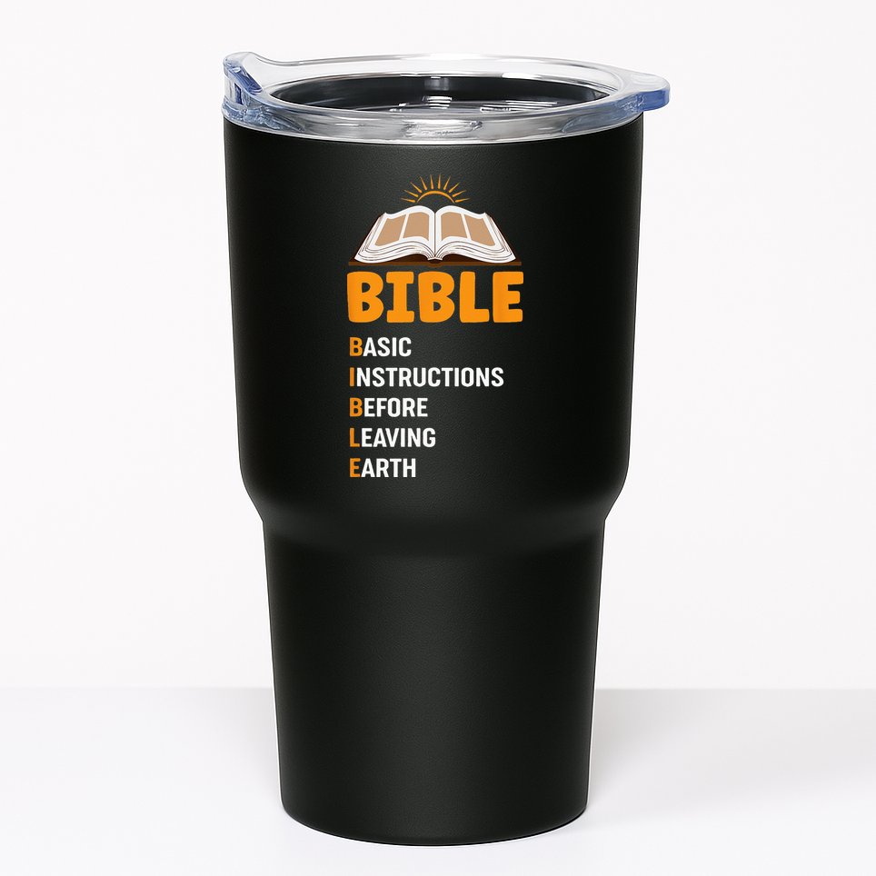 God Loving Funny Religious Bible Tumbler