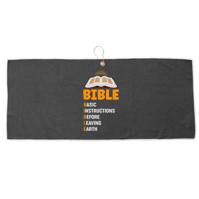 God Loving Funny Religious Bible Large Microfiber Waffle Golf Towel