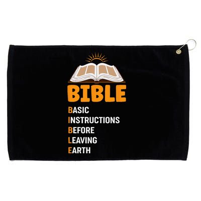 God Loving Funny Religious Bible Grommeted Golf Towel