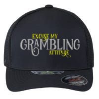 Grambling Louisiana Funny Proud City Hometown Vintage Flexfit Unipanel Trucker Cap