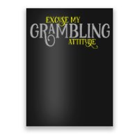 Grambling Louisiana Funny Proud City Hometown Vintage Poster