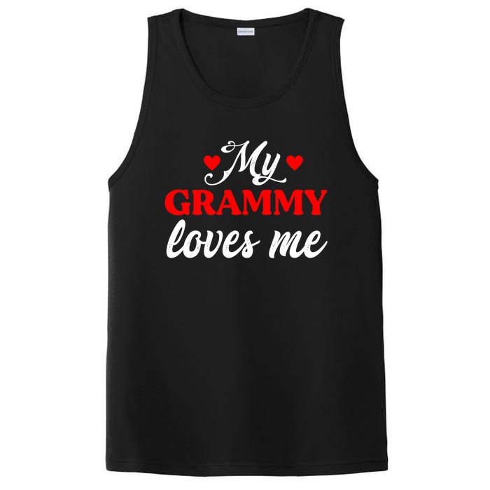 Grandma Lover Grandchild Mothers Day My Grammy Loves Me PosiCharge Competitor Tank