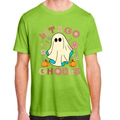 Groovy Lets Go Ghouls Halloween Ghost Outfit Gift Adult ChromaSoft Performance T-Shirt