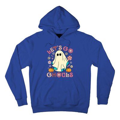 Groovy Lets Go Ghouls Halloween Ghost Outfit Gift Hoodie