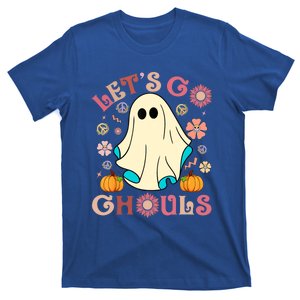 Groovy Lets Go Ghouls Halloween Ghost Outfit Gift T-Shirt