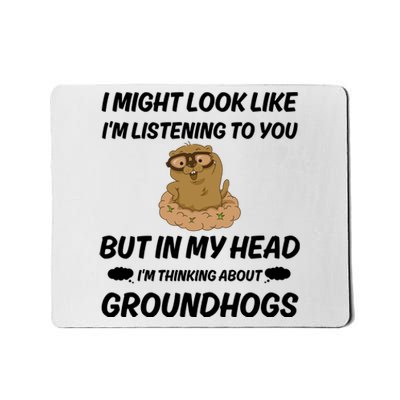 Groundhog Lover Gift Mousepad