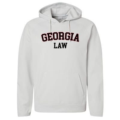 Georgia Law Georgia Bar Graduate Gift Lawyer College Performance Fleece Hoodie