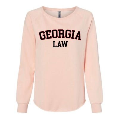 Georgia Law Georgia Bar Graduate Gift Lawyer College Womens California Wash Sweatshirt