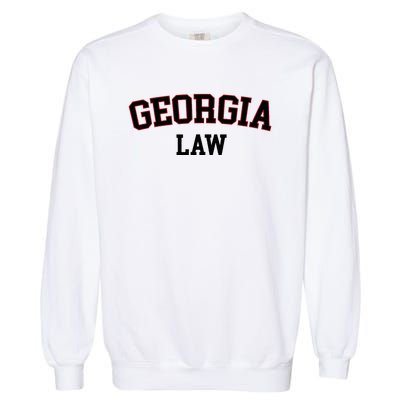 Georgia Law Georgia Bar Graduate Gift Lawyer College Garment-Dyed Sweatshirt